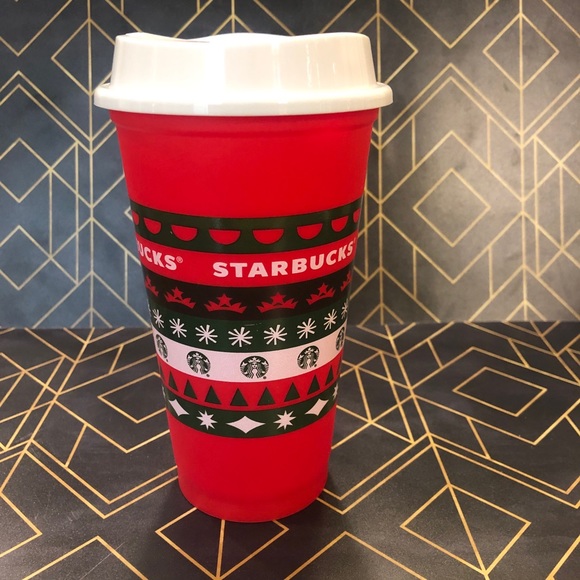 Starbucks Holiday 2020 Christmas Sweater Red Cup - Picture 2 of 9